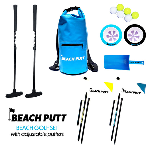 Original Beach Putt - Beach Golf Set - with (2) Adjustable Beach Putt Putters - SALE ENDS TODAY