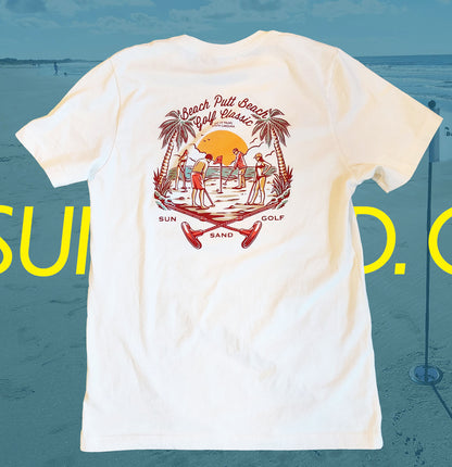 Vintage Beach Putt - Beach Golf Classic Tee