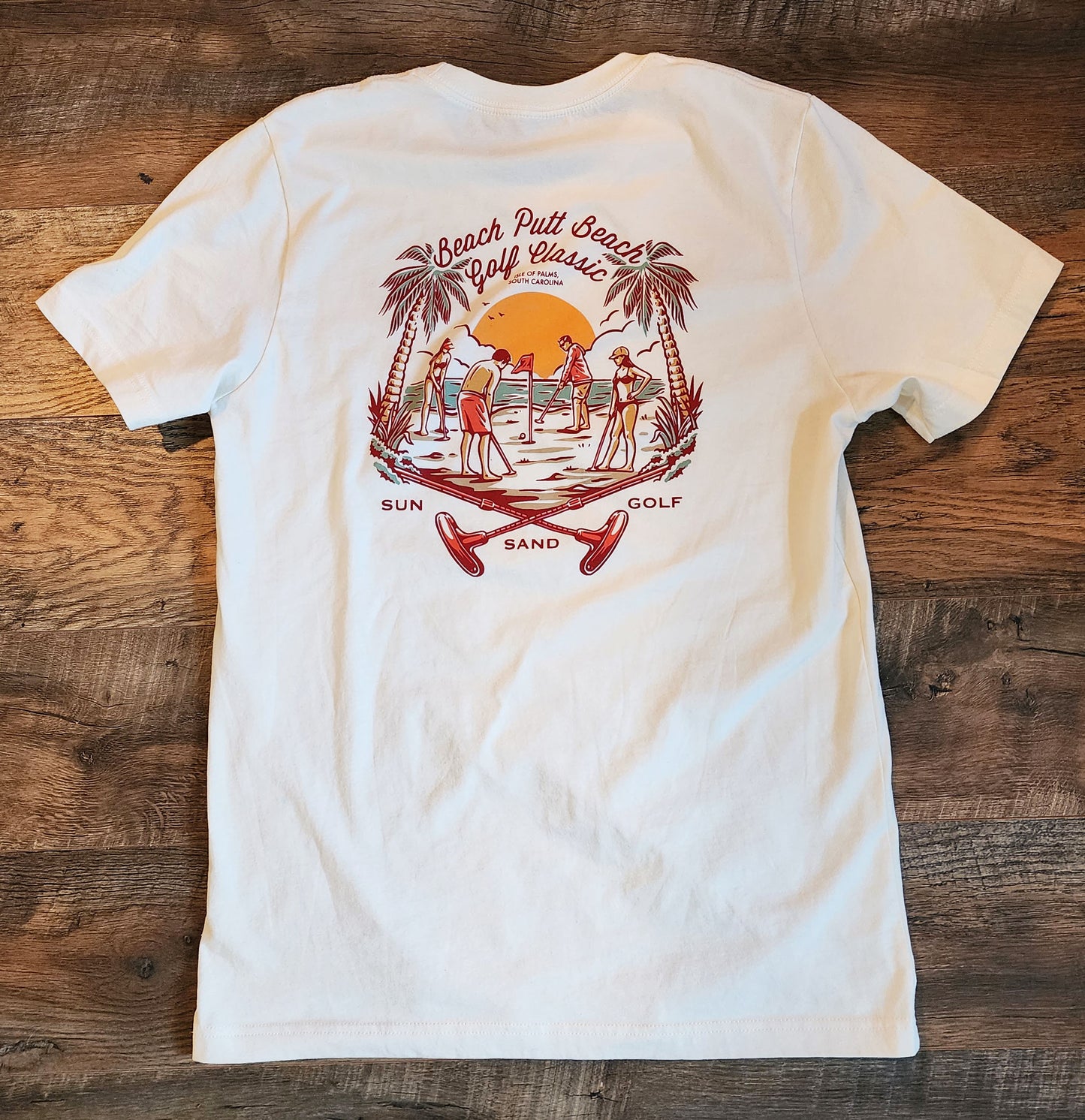 Vintage Beach Putt - Beach Golf Classic Tee